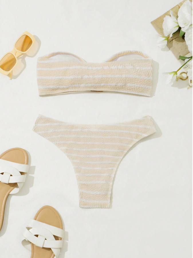 SHEIN -  Strapless Bikini Set