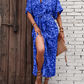 SHEIN - All-Over Print Maxi Shirt Dress