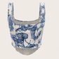 SHEIN -  Lotus Trim Plant Print Tank Top