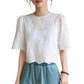 SHEIN -  Embroidered Crop Tops