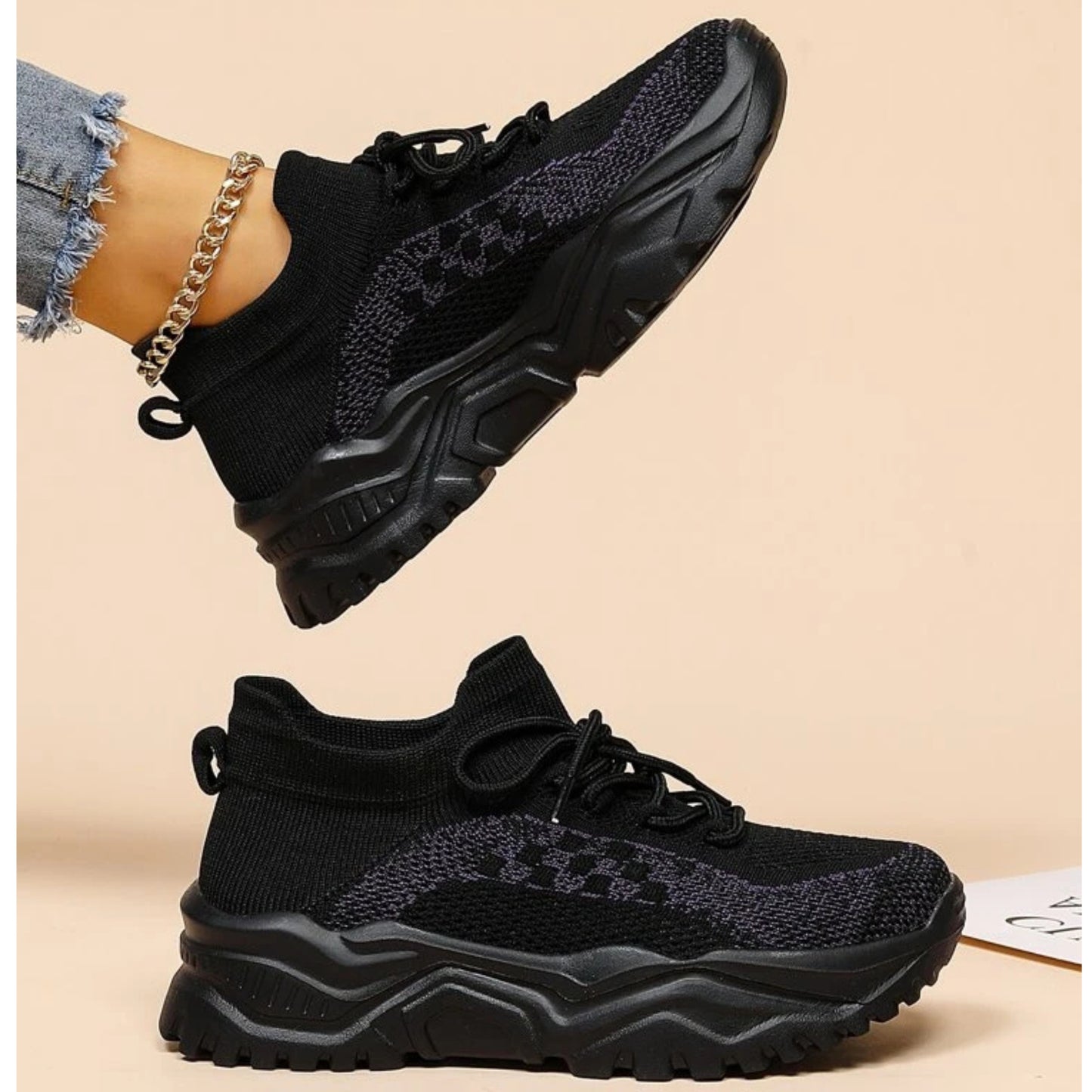 SHEIN - Lace-up Front Sports Shoes