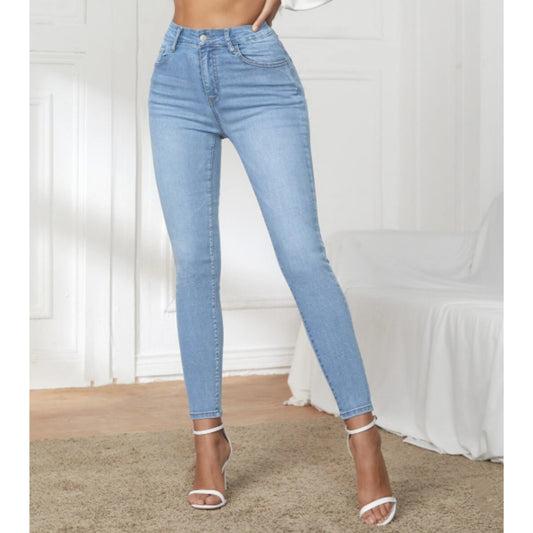 SHEIN - Light Wash Skinny Jeans