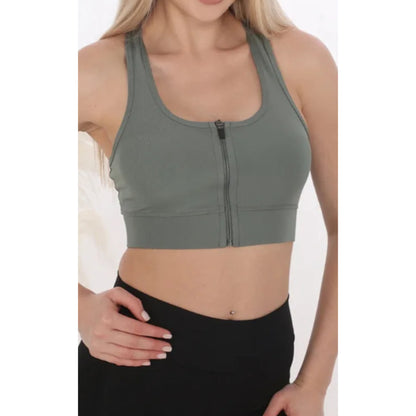 FORM ANGEL - Front Zipper Sport Bra