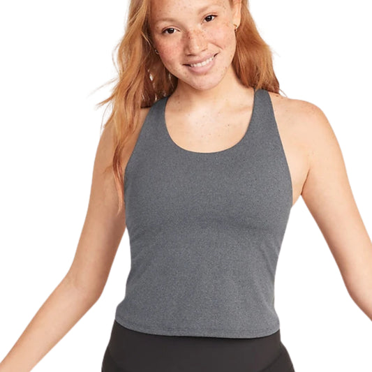 OLD NAVY - PowerSoft Racerback Crop Tank Top