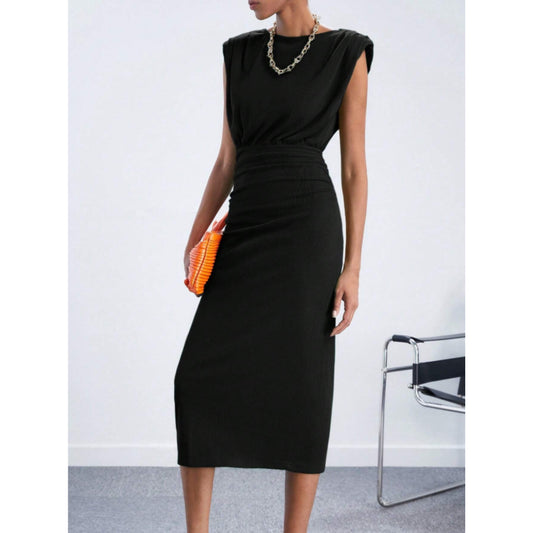 SHEIN - Ruched Waist Fitted Dress