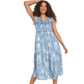 OLD NAVY - Flutter-Sleeve Midi Swing Dress