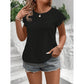 SHEIN -  T-Shirt with Bare Hands Frilly Detail