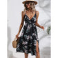 SHEIN - Floral Print Belted Cami Dress