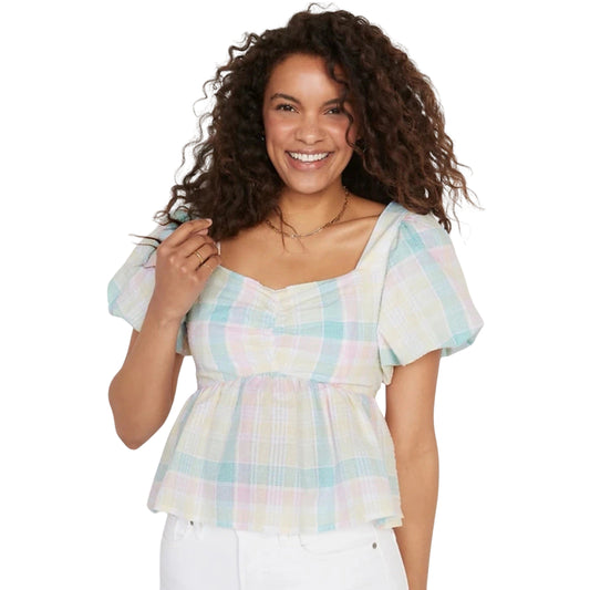 OLD NAVY - Pastel Short Puff Sleeve Blouse