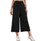 SHEIN - Ribbed Waist Wide Leg Pant