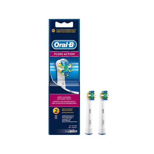 ORAL-B - Floss Action Brush Heads x2 EB25