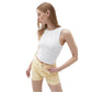 OXXO - White Singlet with Tie-up Crop top