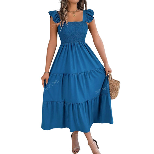 SHEIN - Dress With Ruffles