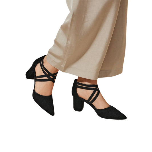 SHEIN - Fashion Point Toe Outdoor Heels