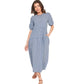 OLD NAVY - Tiered Puff-Sleeve Midi Dress