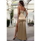 SHEIN - One Shoulder Split Thigh Dress Elegant Bridesmaid Dress