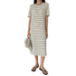 SHEIN - Striped Print Tee Dress