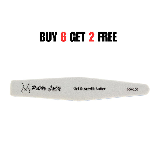 PRETTY LADY - Diamond Gel & Acrylic Buffer 100/100 6+2 Free