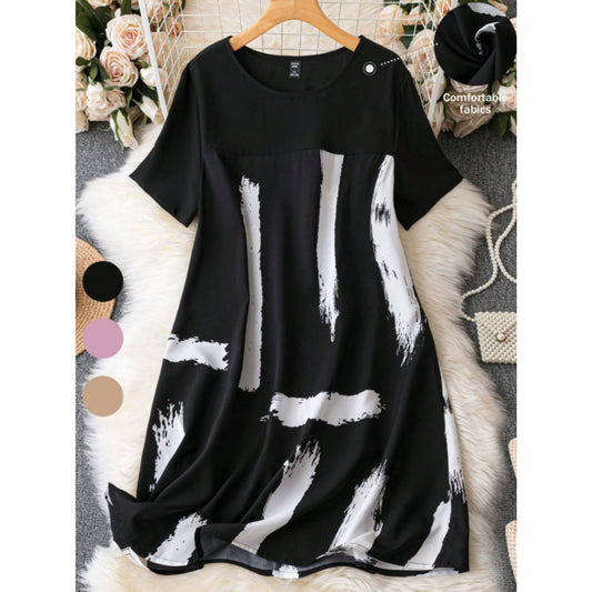 SHEIN - Short Sleeve Casual Dress