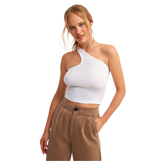 OXXO -  Single Shoulder Crop Top