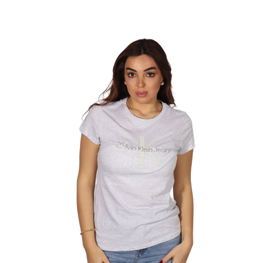 CALVIN KLEIN - Short Sleeve Printed Logo T-Shirt