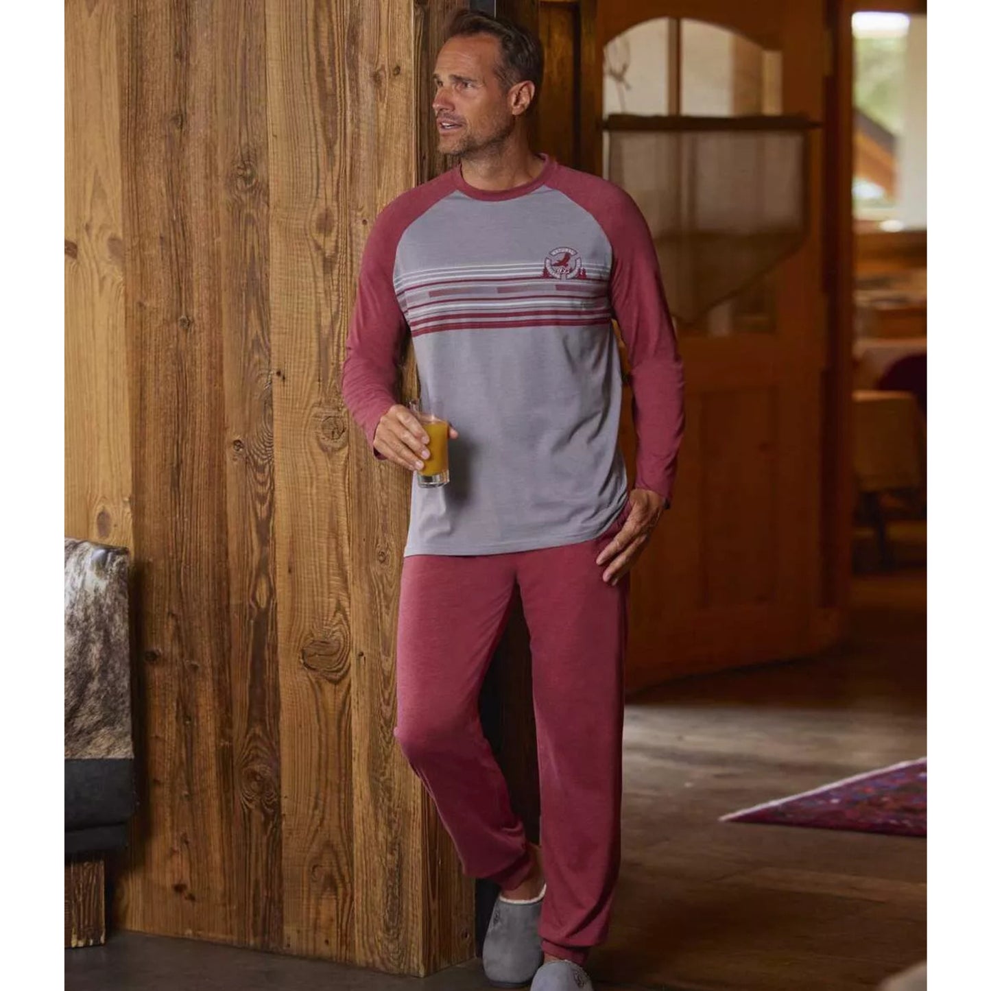 ATLAS FOR MEN - Natural Mountain Jersey Pajamas