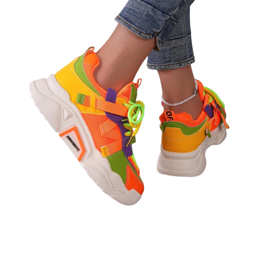 SHEIN - Lace-Up, Chunky Casual Shoes