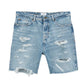 JULES - Bermuda shorts in worn denim