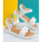SHEIN - Anti-slip Twist Detail Buckle Décor Flat Sandals