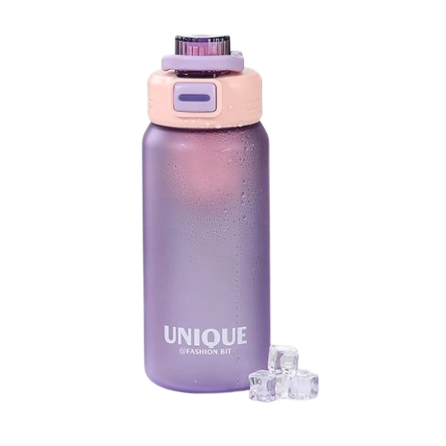 UNIQUE - Matte Spray Paint Reusable Plastic Water Bottle