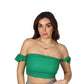 SHEIN  - Off -Shoulder Crop Top