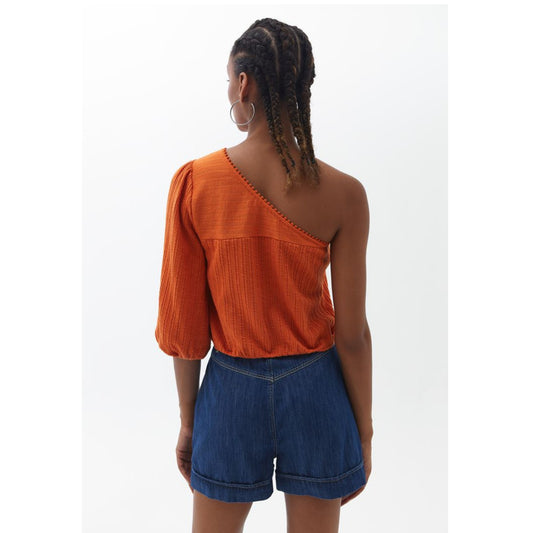 OXXO - Orange Single Shoulder Blouse