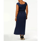 NY COLLECTION - Ruched Empire Maxi Dress