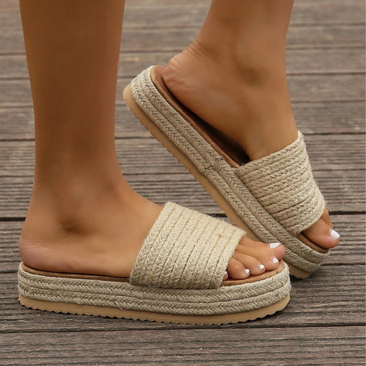 SHEIN - Sandal with Textured Rope Upper Design