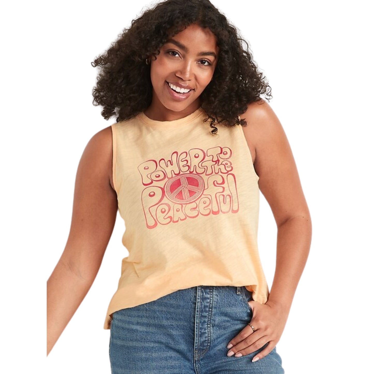 OLD NAVY - EveryWear Graphic Sleeveless T-Shirt