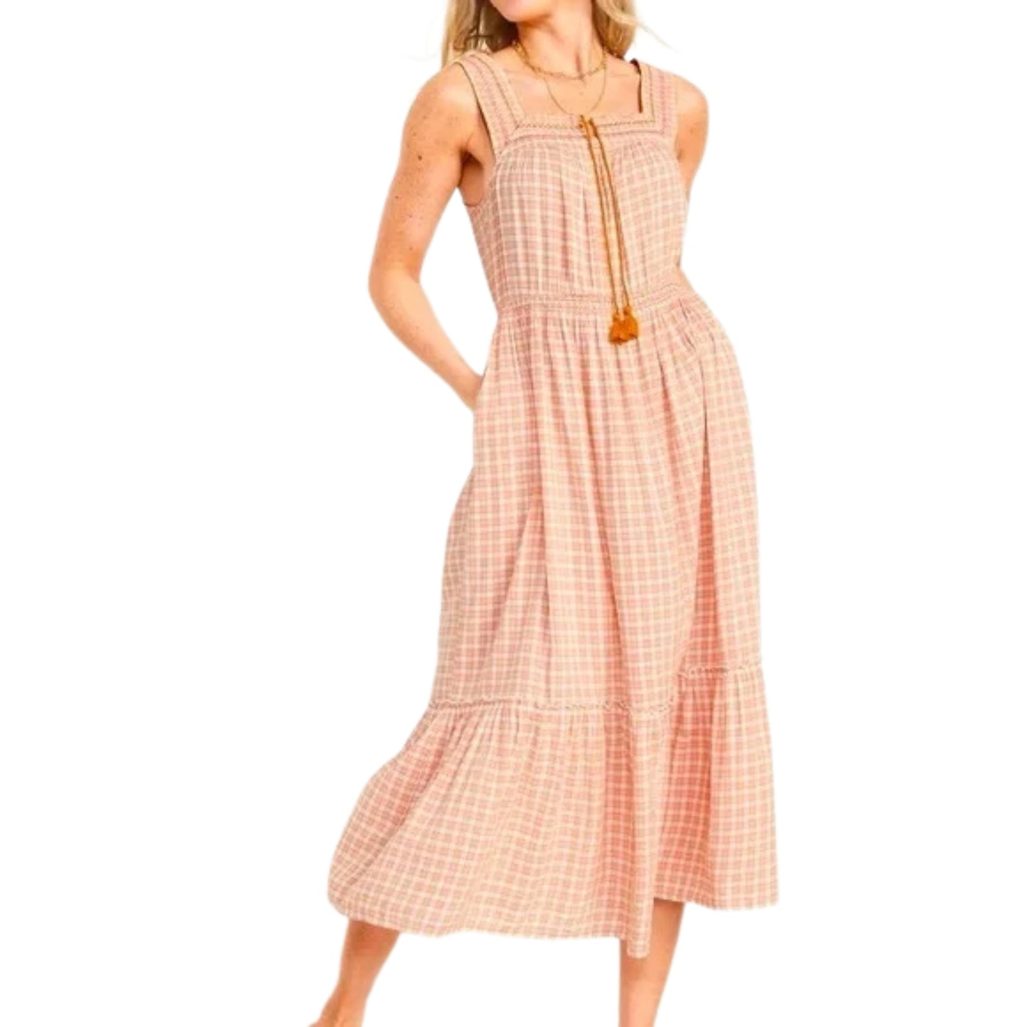 OLD NAVY - Plaid Maxi Dress