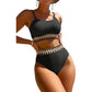 SHEIN - Suits Tape High Waisted Bikini