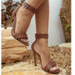 SHEIN - Stiletto Ankle Strap Sandals