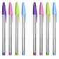 BIC - Cristal Fun Ballpoint Pens (Pack of 8)