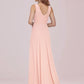 EVER PRETTY - Chiffon V-Neck Sleeveless Bridesmaid Dress