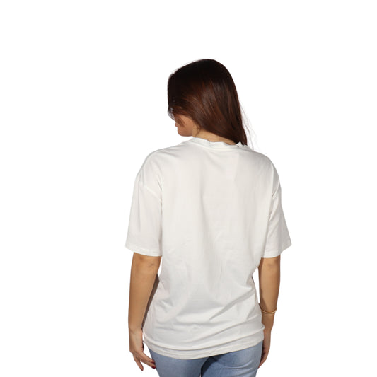 SHEIN - Oversized logo  plain t-shirt