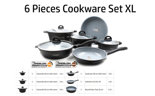DOSTHOFF - 6 XL Pieces Cookware Set