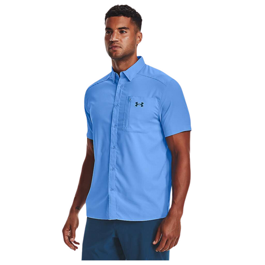 UNDER ARMOUR -  Fitted Performance Button-Down Shirt