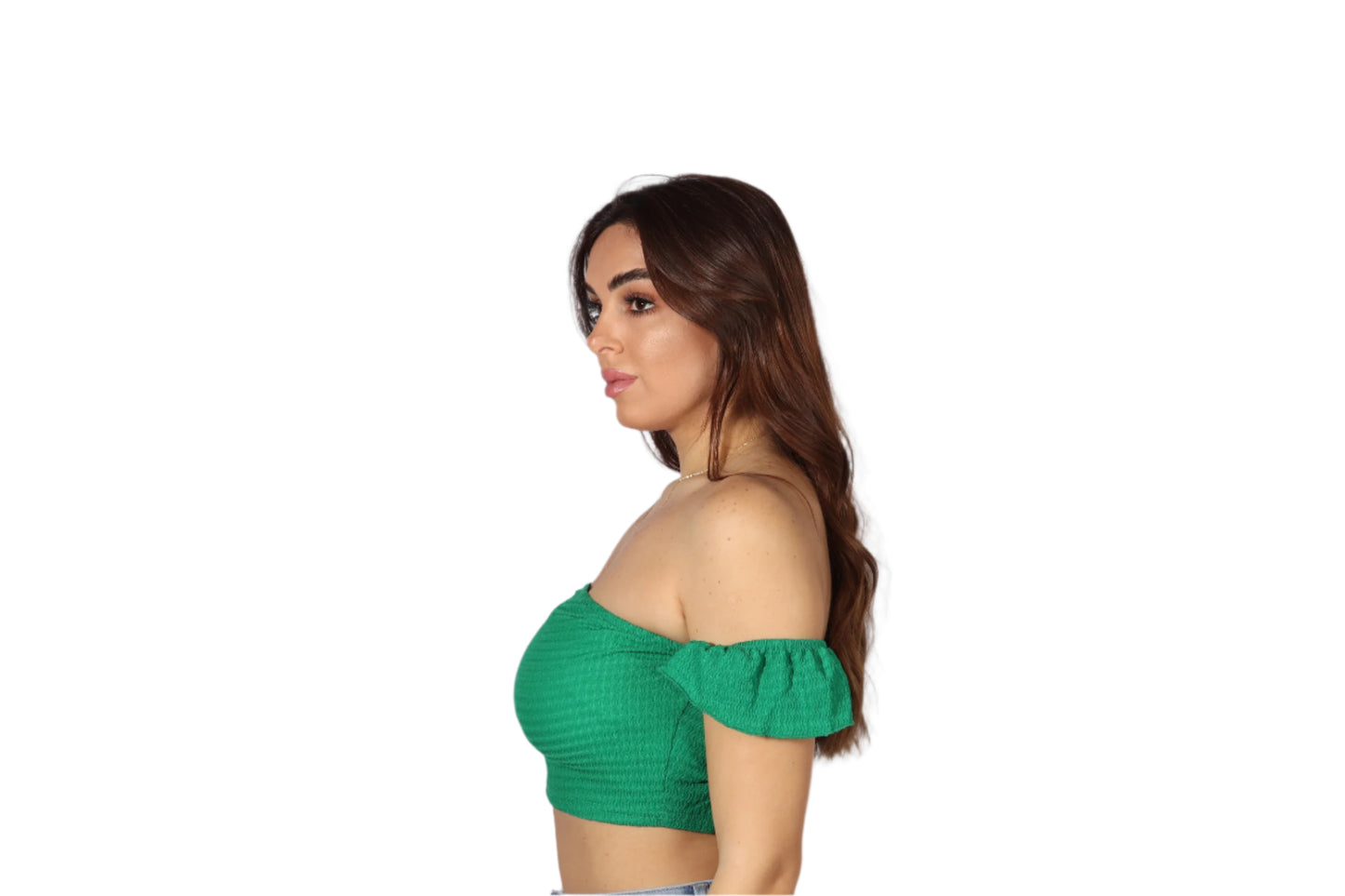 SHEIN  - Off -Shoulder Crop Top