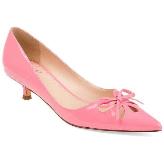 JOURNEE COLLECTION - Lutana Pointed Toe Kitten Heels