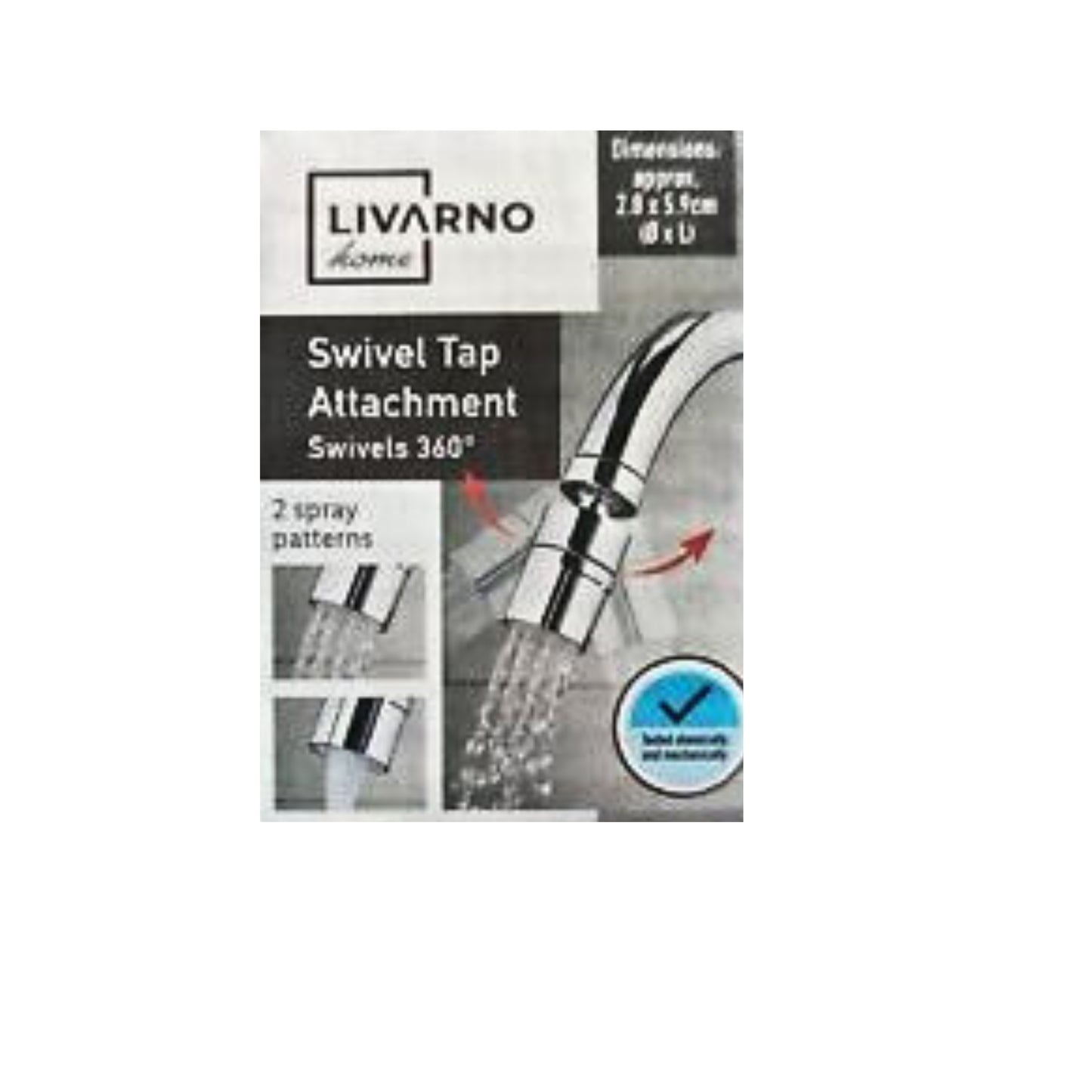 LIVARNO - Swivel kitchen tap attachment