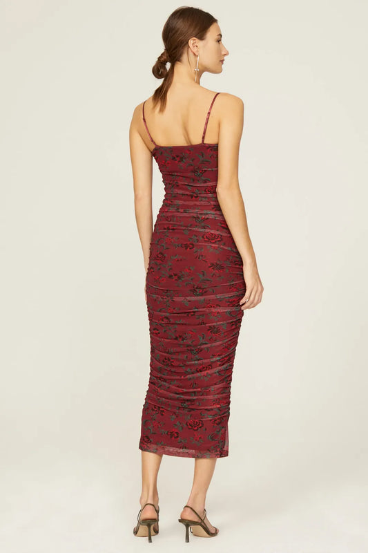 RACHEL ROY -  Helena Floral Long Cocktail and Party Dress