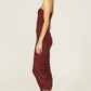 RACHEL ROY -  Helena Floral Long Cocktail and Party Dress