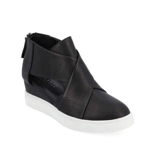JOURNEE COLLECTION - Wedge Sneakers In Faux Leather