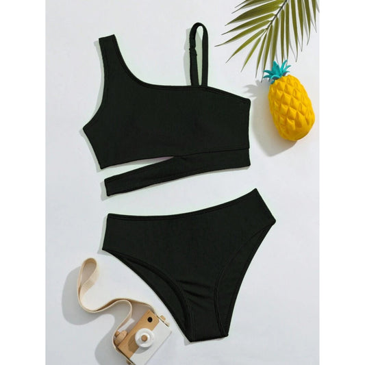 SHEIN - Padded Asymmetrical Neck Separates Bikini